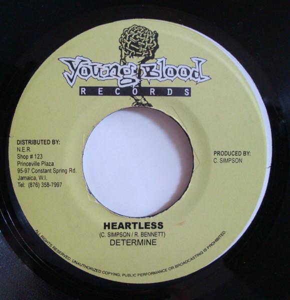 7inch Record DETERMINE - Heartless NONE Young Blood Rec 2004 Jamaica Reggae, Ska & Dub Used
7inch Record DETERMINE - Heartless NONE Young Blood Rec 2004 Jamaica Reggae, Ska & Dub Used