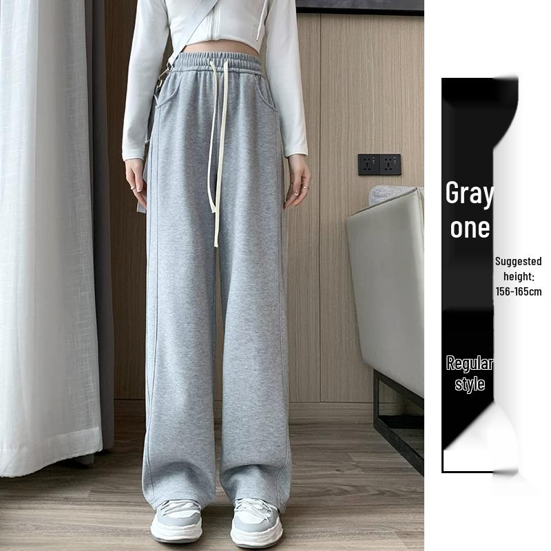 Женские белые спортивные штаны-бананы с высокой посадкой - Широкие штанины, Драпировка, Прямой крой для весны и осени, Размер 150 Petite XS (60-79 jin)
Женские белые спортивные штаны-бананы с высокой посадкой - Широкие штанины, Драпировка, Прямой крой для весны и осени, Размер 150 Petite XS (60-79 jin)