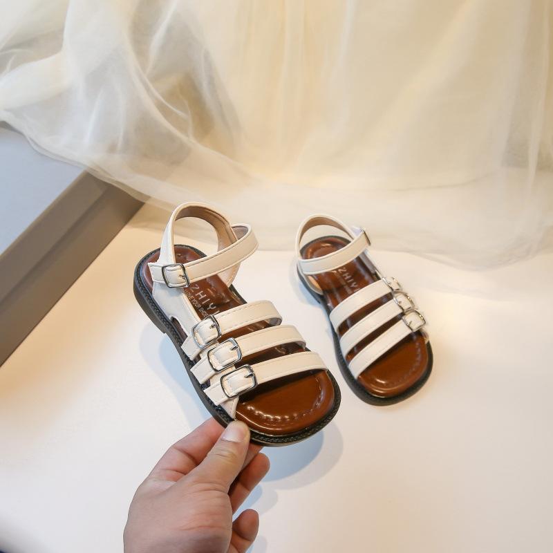 Sandals with metal buckles - versatile new style girls beach shoes 23 бежевый
Sandals with metal buckles - versatile new style girls beach shoes 23 бежевый