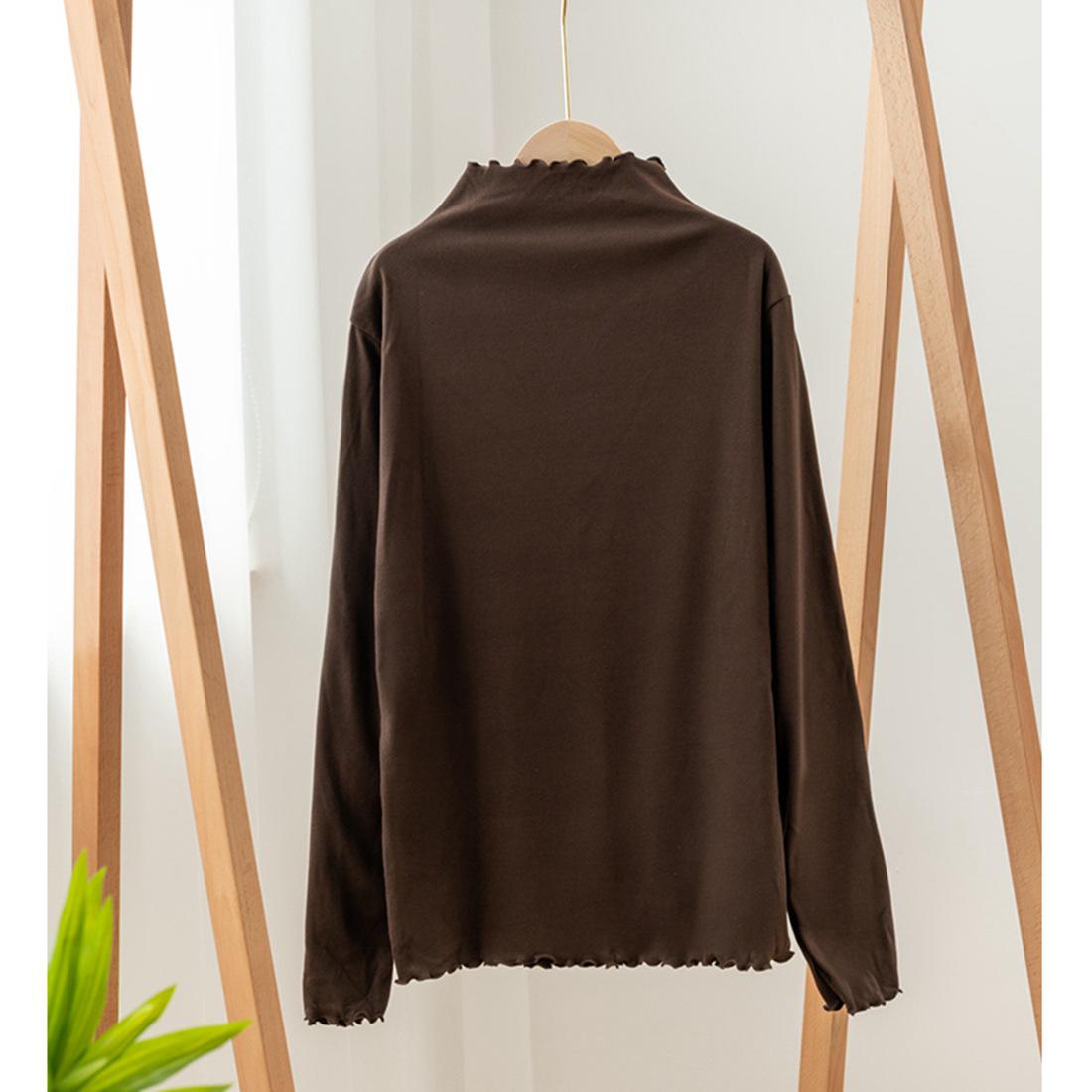 Oversized Women s Korean Style Ruffled High Neck Base Layer Top - Double-Sided Brushed Long Sleeve Innerwear for Autumn/Winter Warmth. One Size (80-150)
Oversized Women s Korean Style Ruffled High Neck Base Layer Top - Double-Sided Brushed Long Sleeve Innerwear for Autumn/Winter Warmth. One Size (80-150)