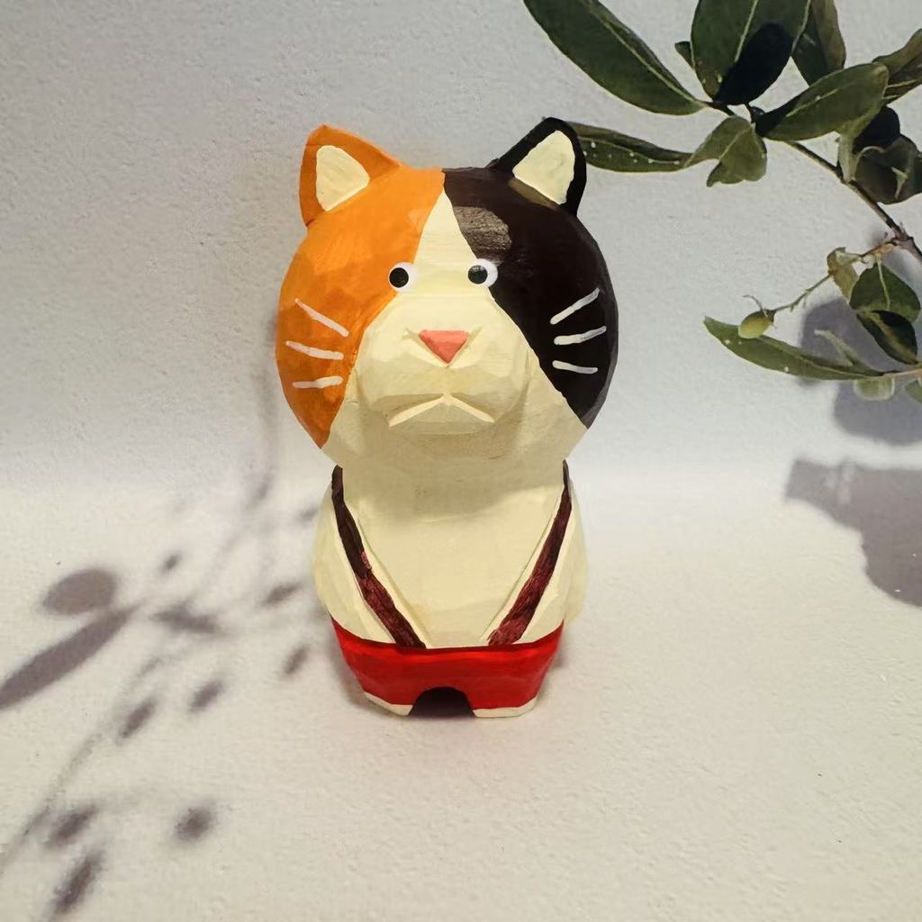 Wooden Cat Figurine Craft Gift For Home Office Decor Collectors Gift Style J
Wooden Cat Figurine Craft Gift For Home Office Decor Collectors Gift Style J
