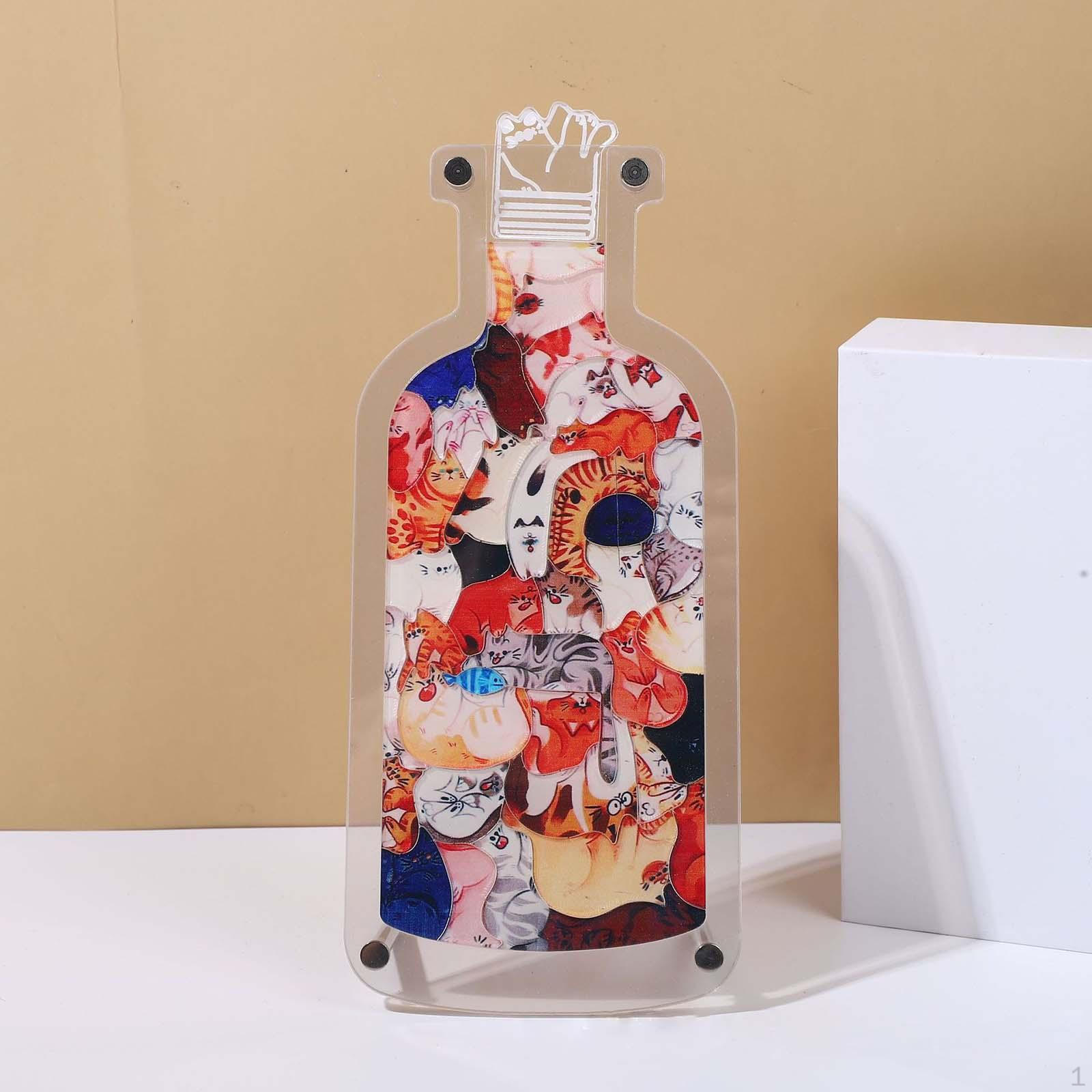 Animal Jigsaw Puzzle Toys Educational Early Leaning Toy Gift, DIY Desktop Decorative Acrylic Cat
Animal Jigsaw Puzzle Toys Educational Early Leaning Toy Gift, DIY Desktop Decorative Acrylic Cat
