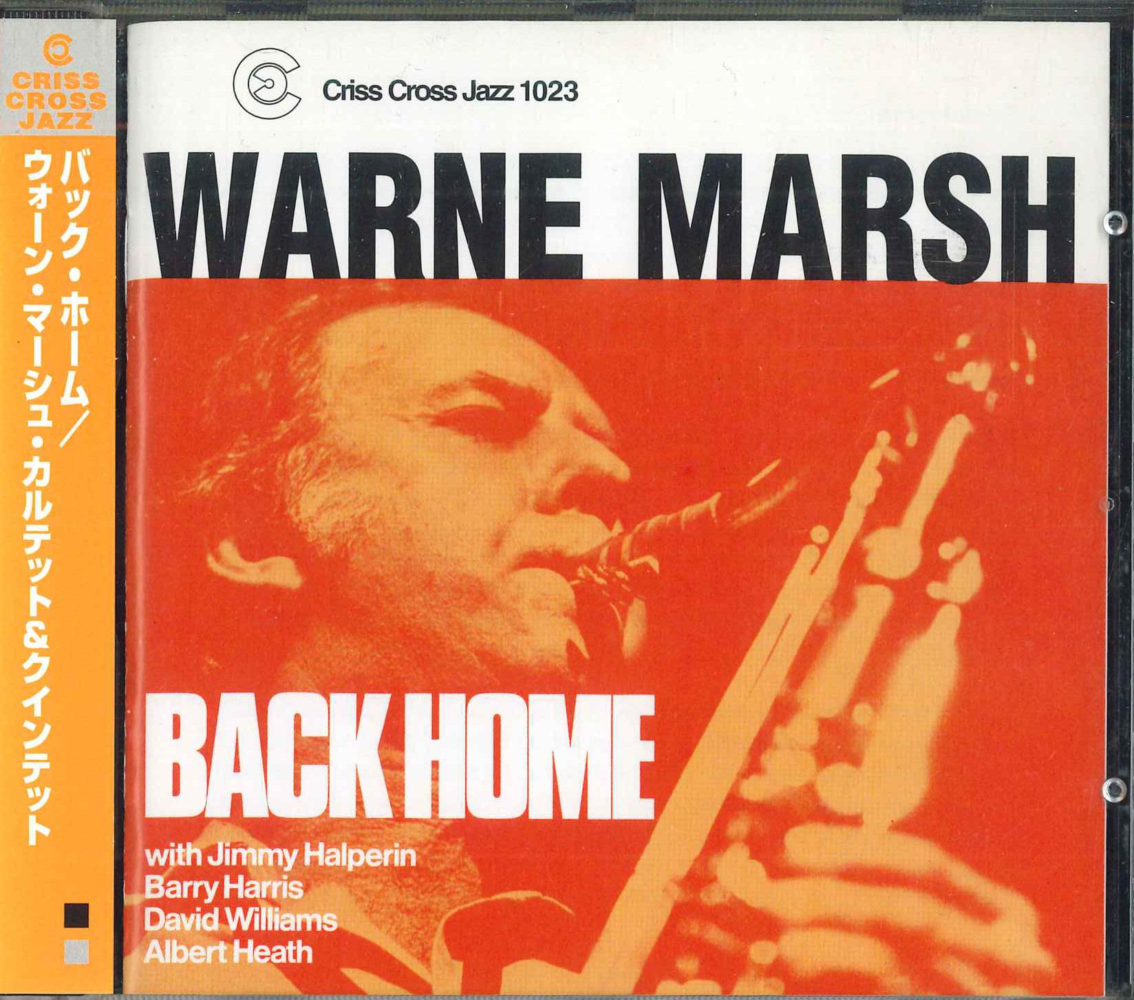 CD WARNE MARSH QUARTET Back Home CRISS1023 CRISS CROSS JA 1986 Netherland Jazz Used
CD WARNE MARSH QUARTET Back Home CRISS1023 CRISS CROSS JA 1986 Netherland Jazz Used