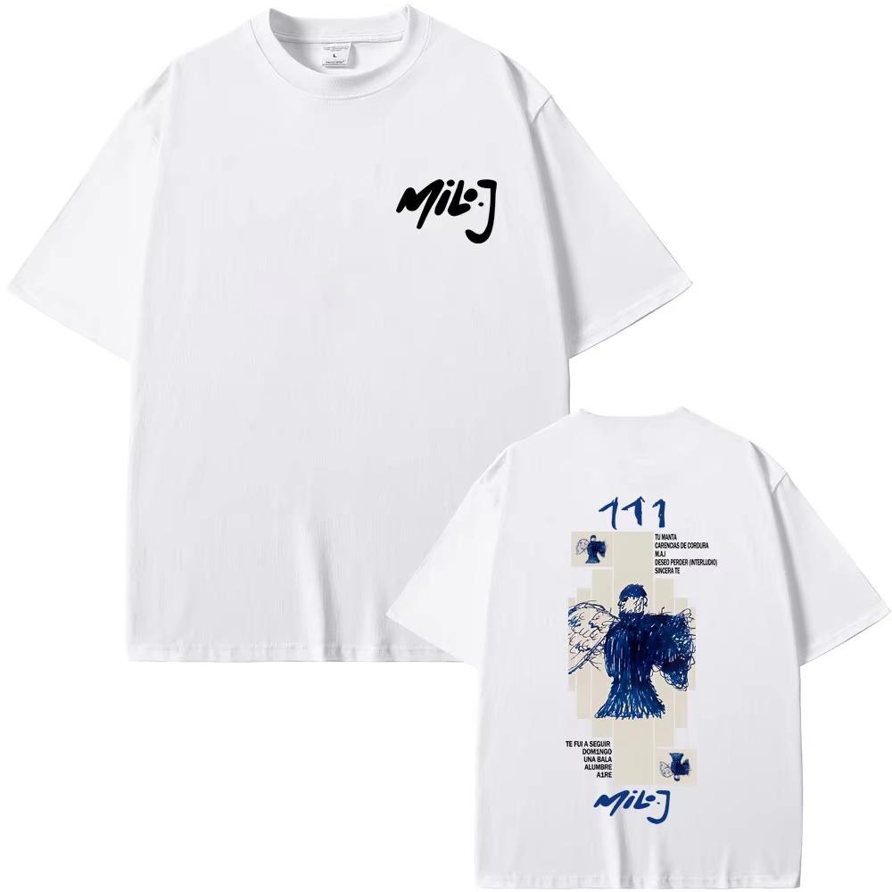 Rapper Milo J 111 Album Merch T Shirt Unisex Women Clothes Harajuku Hip Hop Tshirts Vintage Cotton Short Slevee Tshirt Streetwear 4XL
Rapper Milo J 111 Album Merch T Shirt Unisex Women Clothes Harajuku Hip Hop Tshirts Vintage Cotton Short Slevee Tshirt Streetwear 4XL