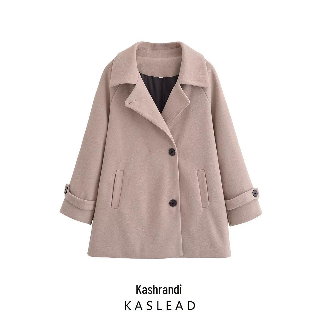 2024 Autumn Women s Cape Wool Coat - European & American Style, Fashionable Loose Fit with Turn-Down Collar Large
2024 Autumn Women s Cape Wool Coat - European & American Style, Fashionable Loose Fit with Turn-Down Collar Large