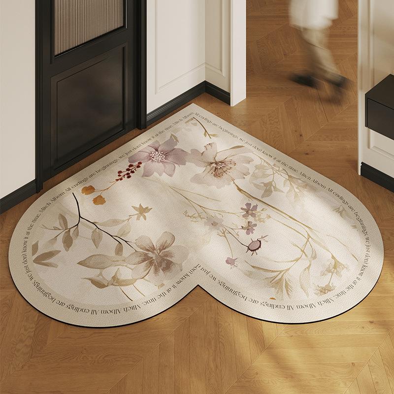 Коврик для входной двери в старинном стиле в форме сердца, впитывающий нескользящий коврик для ног, который можно протирать, коврик для двери 60*60
Коврик для входной двери в старинном стиле в форме сердца, впитывающий нескользящий коврик для ног, который можно протирать, коврик для двери 60*60