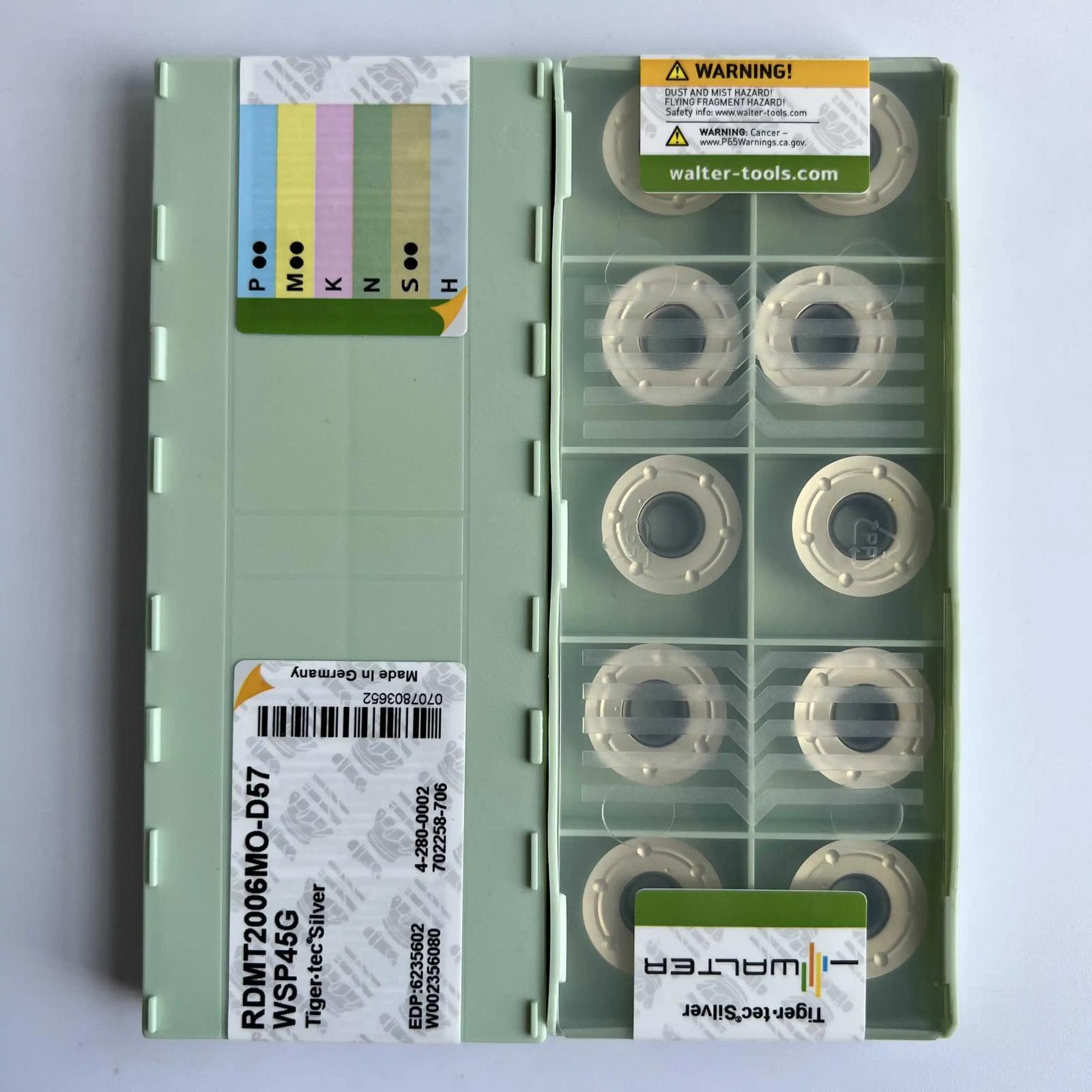 Original / RDMT2006MO-D57 WSP45G / Industrial indexable Carbide Inserts 10 Pcs
Original / RDMT2006MO-D57 WSP45G / Industrial indexable Carbide Inserts 10 Pcs