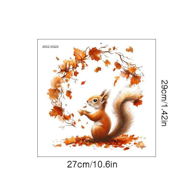 Self-adhesive Waterproof PVC Toilet Stickers Cartoon Squirrel Maple Leaf for Bathroom Creative Wall Decor 29x27cm
Self-adhesive Waterproof PVC Toilet Stickers Cartoon Squirrel Maple Leaf for Bathroom Creative Wall Decor 29x27cm