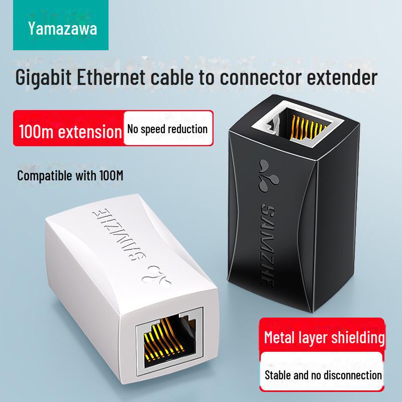 Shanze RJ45 Female-to-Female Network Cable Extender, Compatible with Cat6 & Cat5e, Gigabit and 100M Line
Shanze RJ45 Female-to-Female Network Cable Extender, Compatible with Cat6 & Cat5e, Gigabit and 100M Line