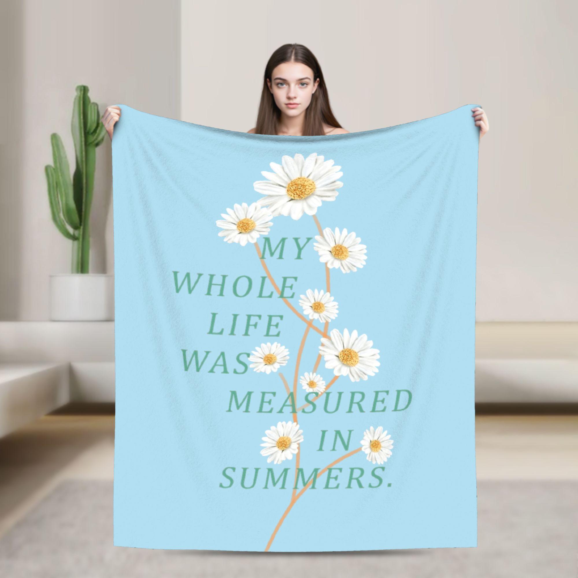 Funny The Summer I Turned Pretty Blanket Cover TSITP Flannel Throw Blanket Bed Sofa Printed Soft Warm Bedspreads 200x150cm 80x60in
Funny The Summer I Turned Pretty Blanket Cover TSITP Flannel Throw Blanket Bed Sofa Printed Soft Warm Bedspreads 200x150cm 80x60in