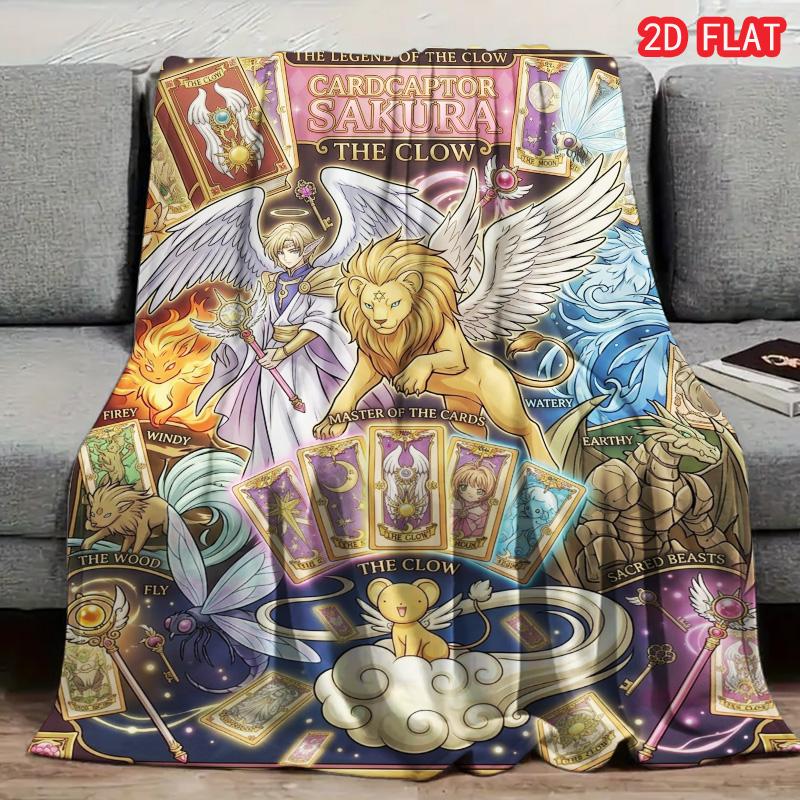 Clow Card Soul Print FlAannel Blanket, High quality Comfortable for All Seasons, Home Decor, Warmth and Comfort 80cm x 120cm
Clow Card Soul Print FlAannel Blanket, High quality Comfortable for All Seasons, Home Decor, Warmth and Comfort 80cm x 120cm