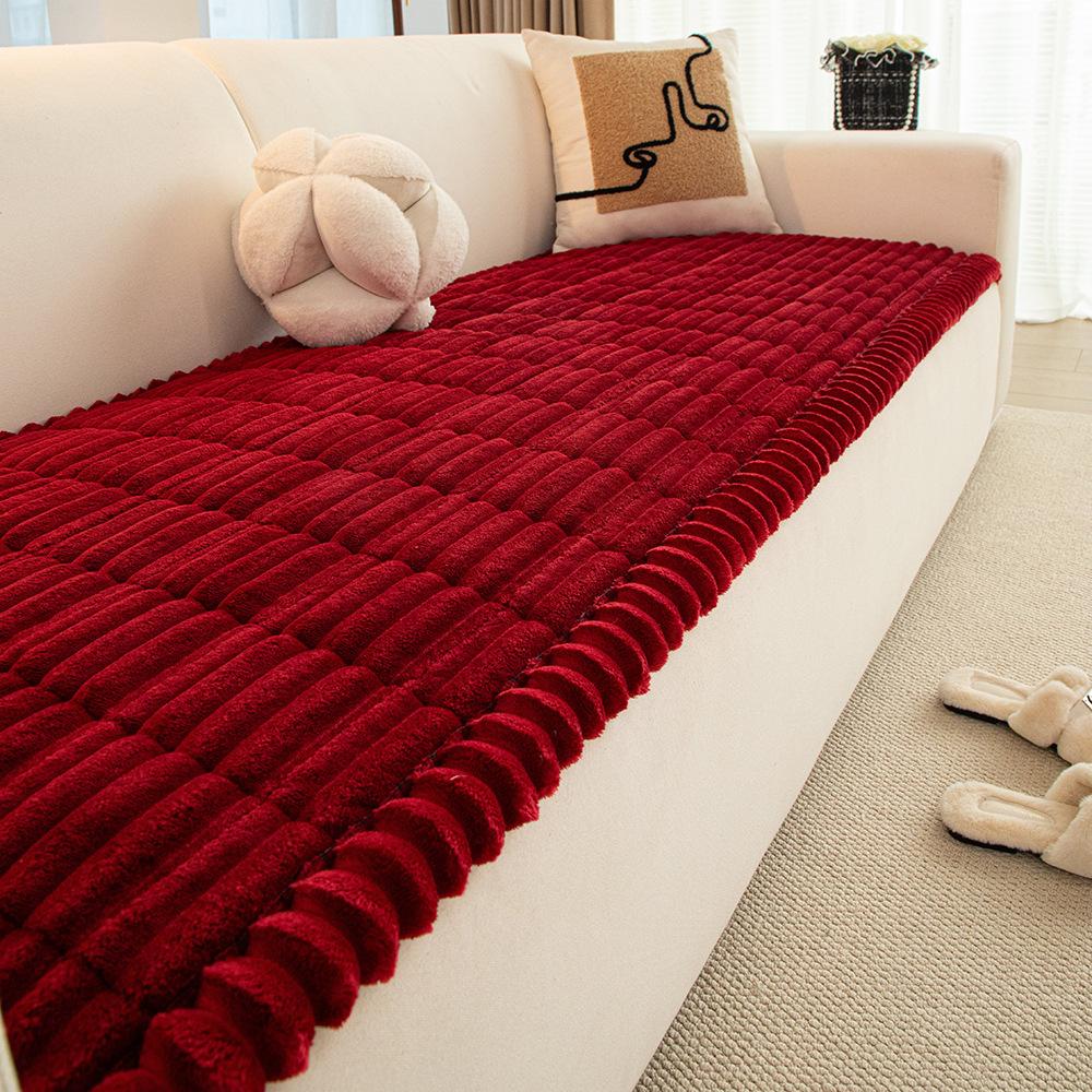 Sofa Cushion Nordic Minimalist Four Seasons Plush Sofa Towel Solid Color Stripes Thick Flannel Anti Slip Non Stick 30x50cm pillowcase красный
Sofa Cushion Nordic Minimalist Four Seasons Plush Sofa Towel Solid Color Stripes Thick Flannel Anti Slip Non Stick 30x50cm pillowcase красный