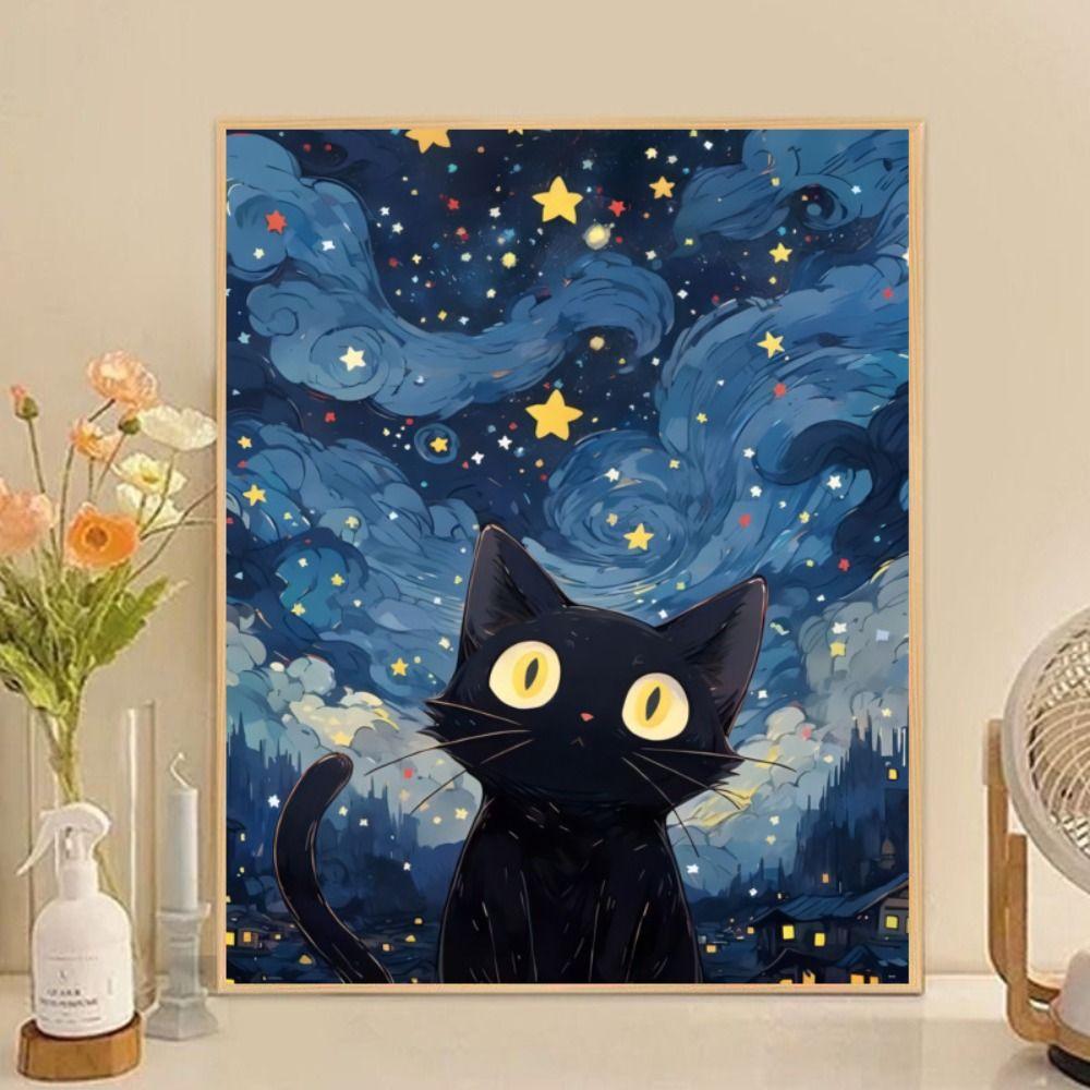 Star Cat Design Full Diamond Painting DIY Handmade Diamond Painting Mosaic Diamond Painting Gift 30*40cm
Star Cat Design Full Diamond Painting DIY Handmade Diamond Painting Mosaic Diamond Painting Gift 30*40cm