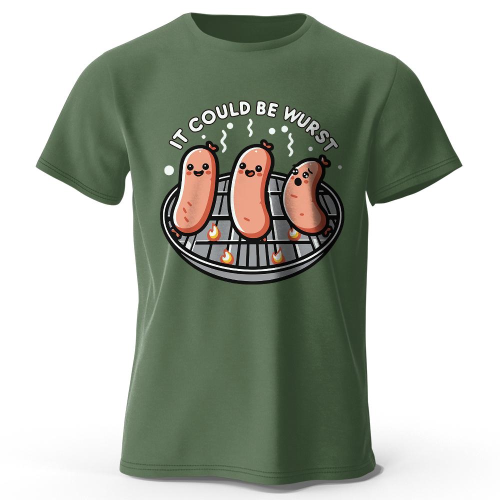 Мужская футболка с принтом It Could Be Wurst, 100% хлопок, свободные футболки с немецкой графикой, женские летние топы, уличная одежда Bratwurst XXXXL бежевый
Мужская футболка с принтом It Could Be Wurst, 100% хлопок, свободные футболки с немецкой графикой, женские летние топы, уличная одежда Bratwurst XXXXL бежевый