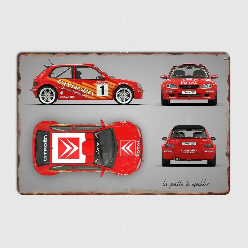 Citroen Saxo Кит Ралли Гоночный Классический Автомобиль Знак Ретро Постеры Металлический Знак Постер Бар Паб Спальня Стена Домашний Декор Украшение Комнаты 20x30cm(7.8x11.8inch)
Citroen Saxo Кит Ралли Гоночный Классический Автомобиль Знак Ретро Постеры Металлический Знак Постер Бар Паб Спальня Стена Домашний Декор Украшение Комнаты 20x30cm(7.8x11.8inch)