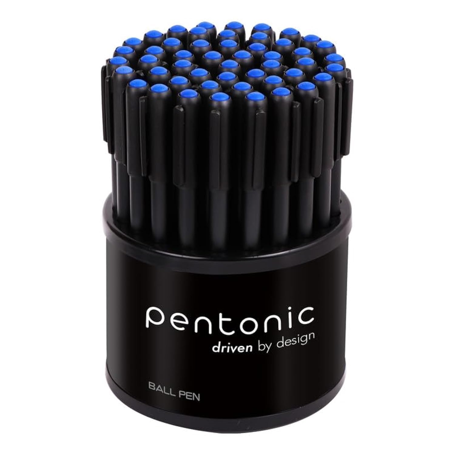 Pentonic 0.7mm Ball Point Pen Tumbler Pack of 1 X 50 PCS | Blue Ink, Black Body | Smooth Writing for Office, School & Home
Pentonic 0.7mm Ball Point Pen Tumbler Pack of 1 X 50 PCS | Blue Ink, Black Body | Smooth Writing for Office, School & Home