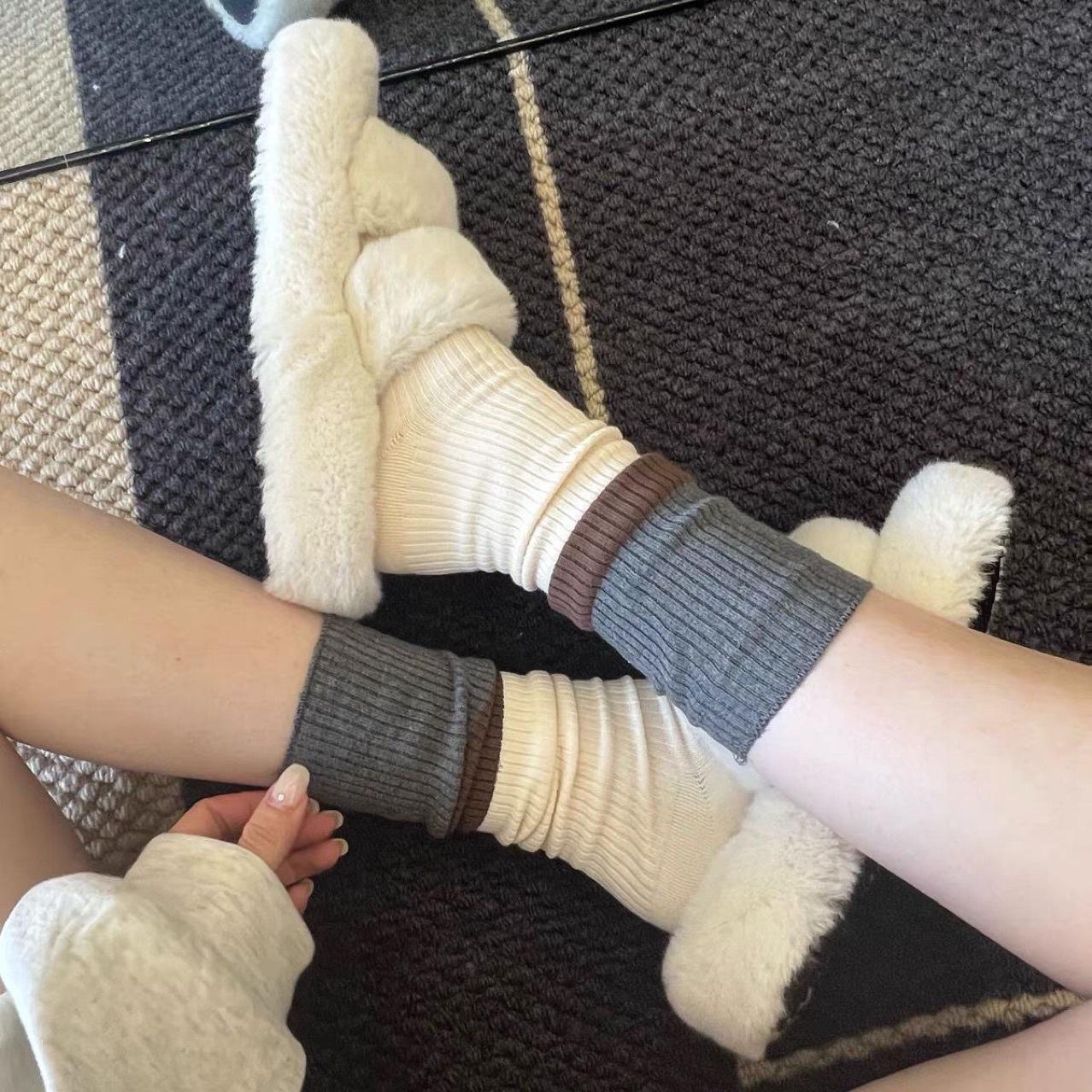 Женские носки средней длины в стиле ретро в стиле колледжа с цветными блоками — модные и универсальные для девушек из JK и интернет-знаменитостей бежевый
Женские носки средней длины в стиле ретро в стиле колледжа с цветными блоками — модные и универсальные для девушек из JK и интернет-знаменитостей бежевый