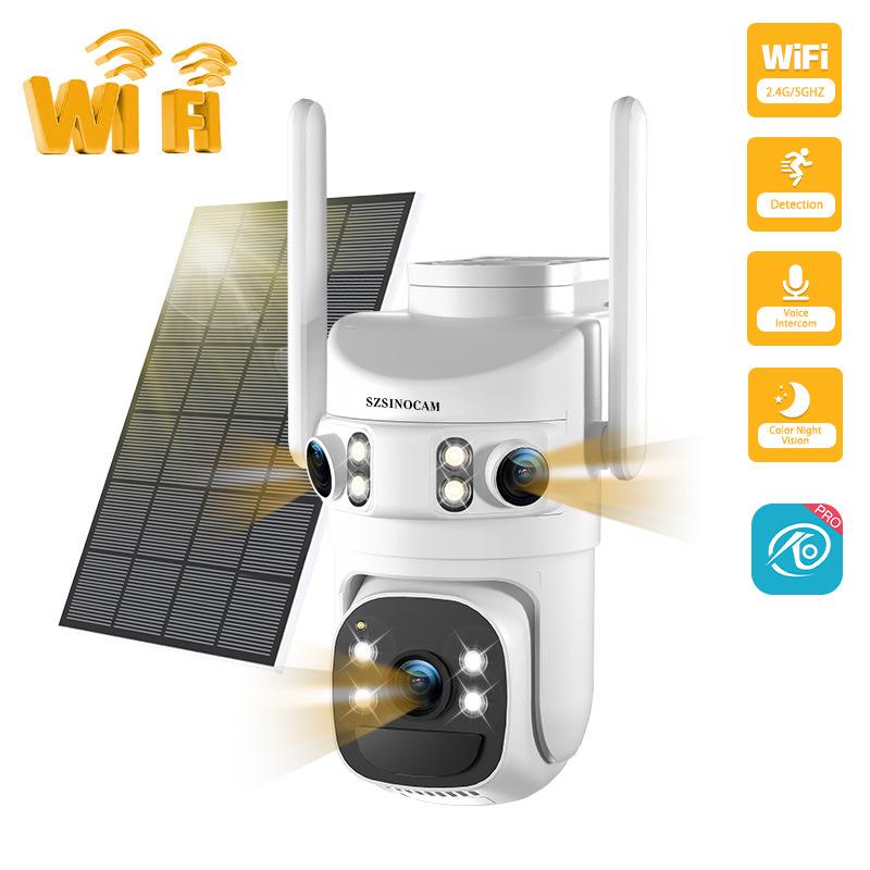 Solar Three-Lens PTZ Camera with Full-Color Night Vision & Two-Way Audio SZSINOCAM
Solar Three-Lens PTZ Camera with Full-Color Night Vision & Two-Way Audio SZSINOCAM