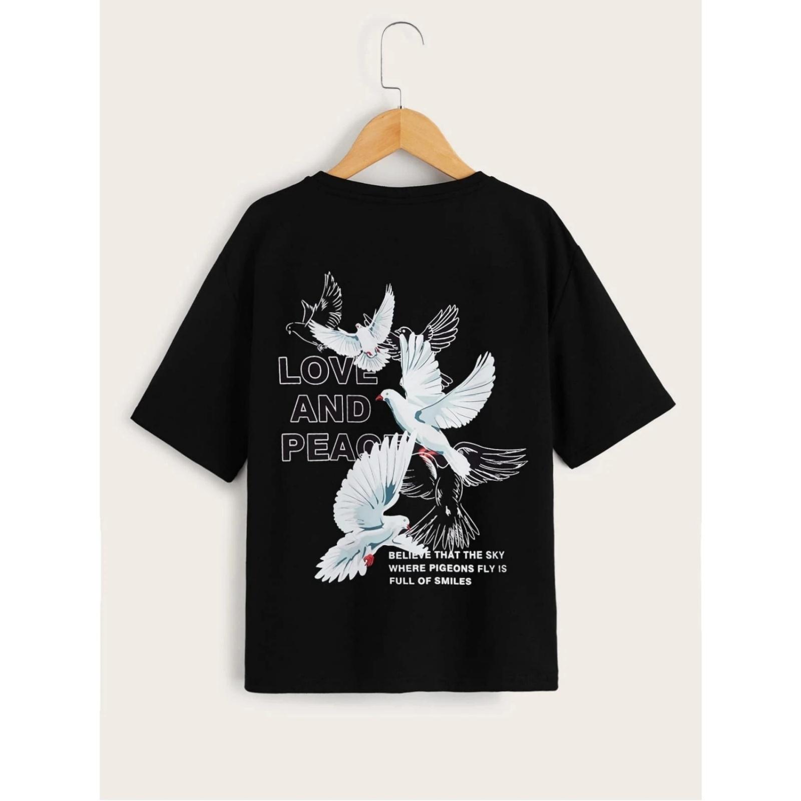 Cartoon pigeon and letter print drop shoulder short sleeve T-shirt Casual versatile Suitable for casual daily wear in summer XXXXXL різнокольоровий
Cartoon pigeon and letter print drop shoulder short sleeve T-shirt Casual versatile Suitable for casual daily wear in summer XXXXXL різнокольоровий