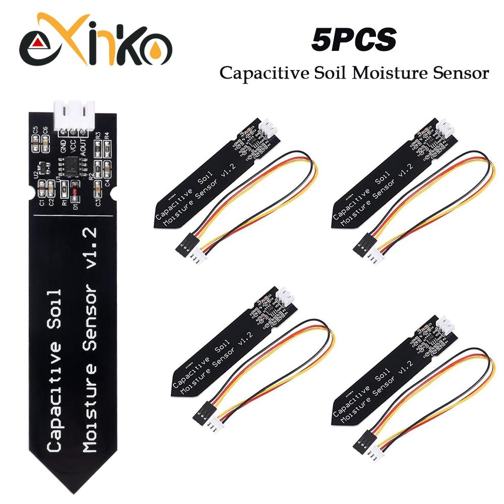 5/10pcs Capacitive Soil Moisture Sensor Corrosion Resistant for Arduino Moisture Detection Garden Watering DIY 5pcs
5/10pcs Capacitive Soil Moisture Sensor Corrosion Resistant for Arduino Moisture Detection Garden Watering DIY 5pcs