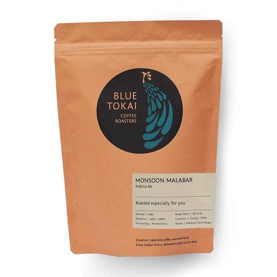 Blue Tokai Coffee Roasters Monsoon Malabar AA - Средне-темная обжарка, 250 г | Из 100% арабики specialty качества, свежеобжаренный молотый кофе, Пакет 250GM
Blue Tokai Coffee Roasters Monsoon Malabar AA - Средне-темная обжарка, 250 г | Из 100% арабики specialty качества, свежеобжаренный молотый кофе, Пакет 250GM