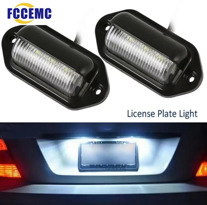 6 LED Car License Number Plate Light For SUV Truck Trailer Van Tag Step Lamp White Bulbs Car Products License Plate Lamp 12V 24V
6 LED Car License Number Plate Light For SUV Truck Trailer Van Tag Step Lamp White Bulbs Car Products License Plate Lamp 12V 24V