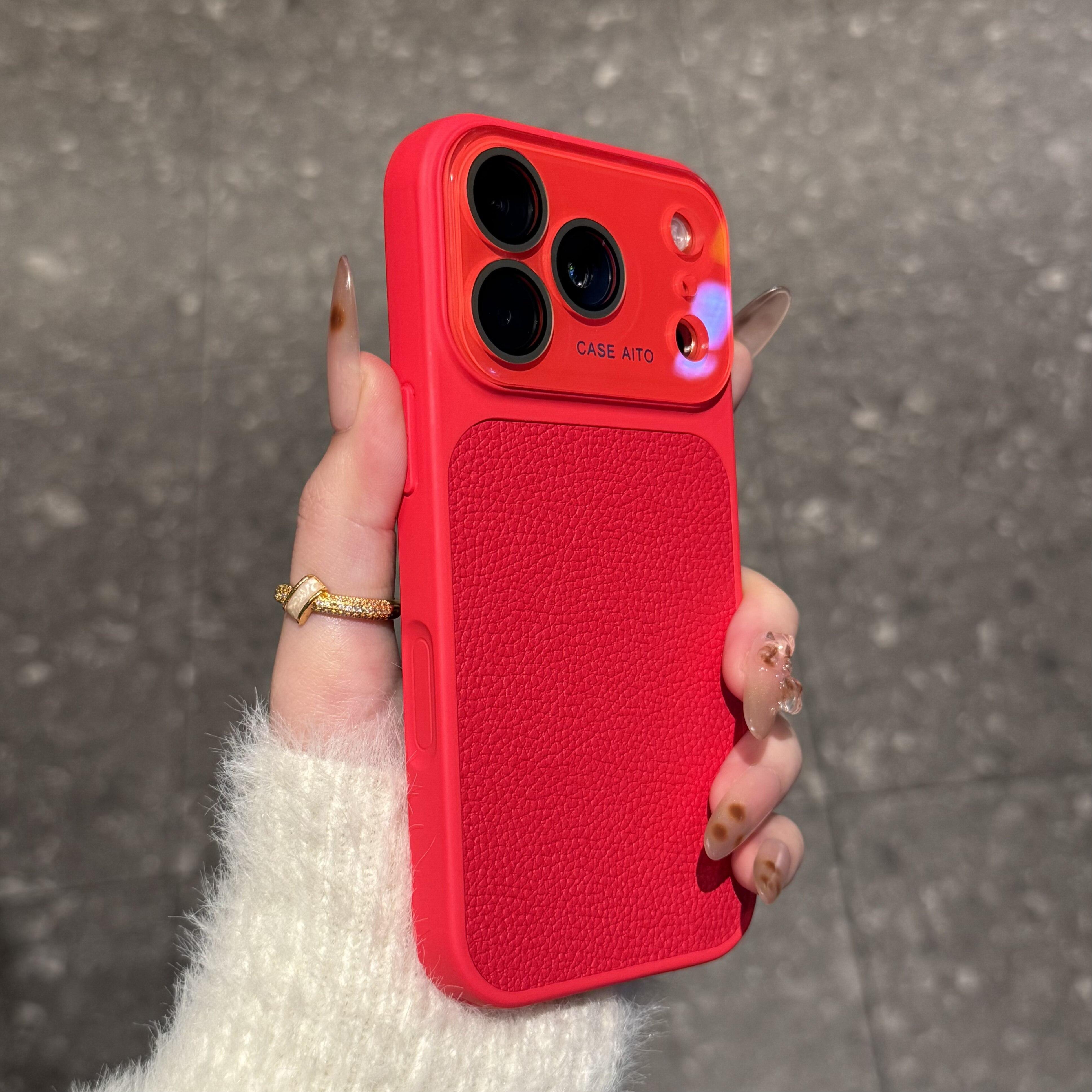 Litchi Leather Camera Protection Case to for iPhone 17 16 15 14 Pro Max Shockproof Soft Silicone Bumper Cover Coque iPhone 15
Litchi Leather Camera Protection Case to for iPhone 17 16 15 14 Pro Max Shockproof Soft Silicone Bumper Cover Coque iPhone 15