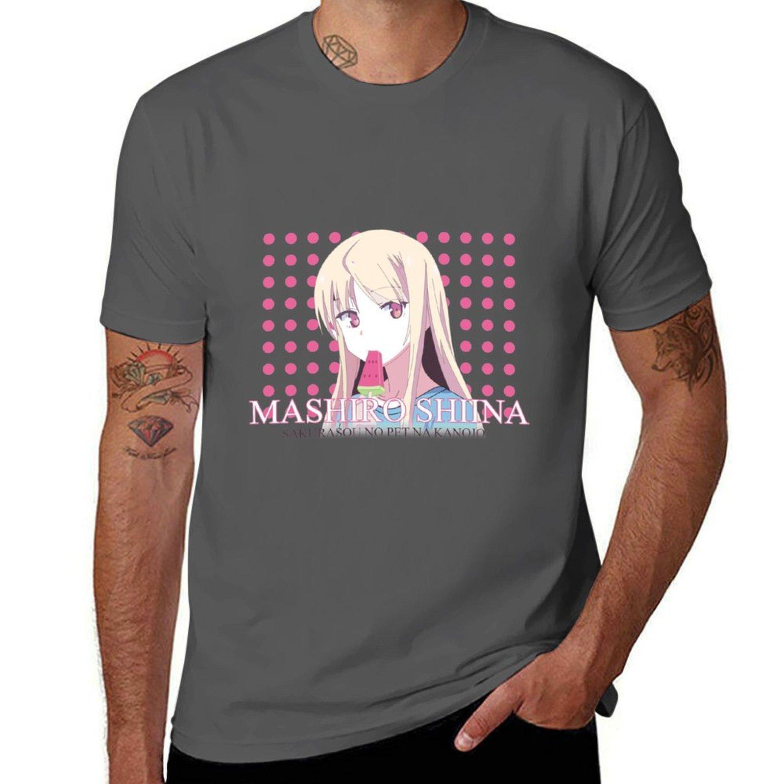 Mashiro Shiina T-Shirt t shirt custom print man t shirt cotton T-Shirt 4XL
Mashiro Shiina T-Shirt t shirt custom print man t shirt cotton T-Shirt 4XL