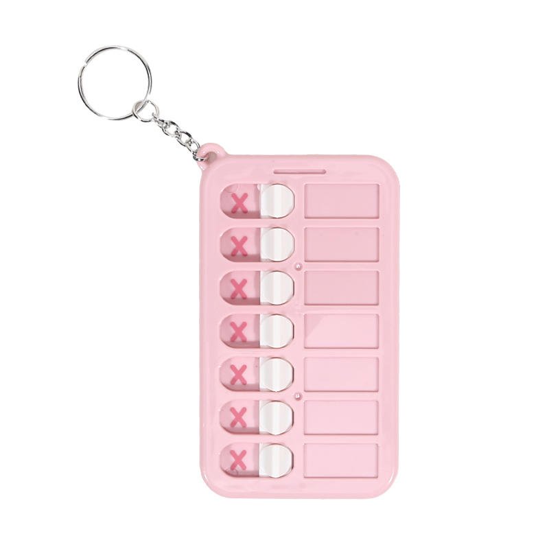 ABS Keychain Notebook Compact Portable Time Management Chart Quick Note Reminder Accessory For Daily Travel One Size рожевий
ABS Keychain Notebook Compact Portable Time Management Chart Quick Note Reminder Accessory For Daily Travel One Size рожевий