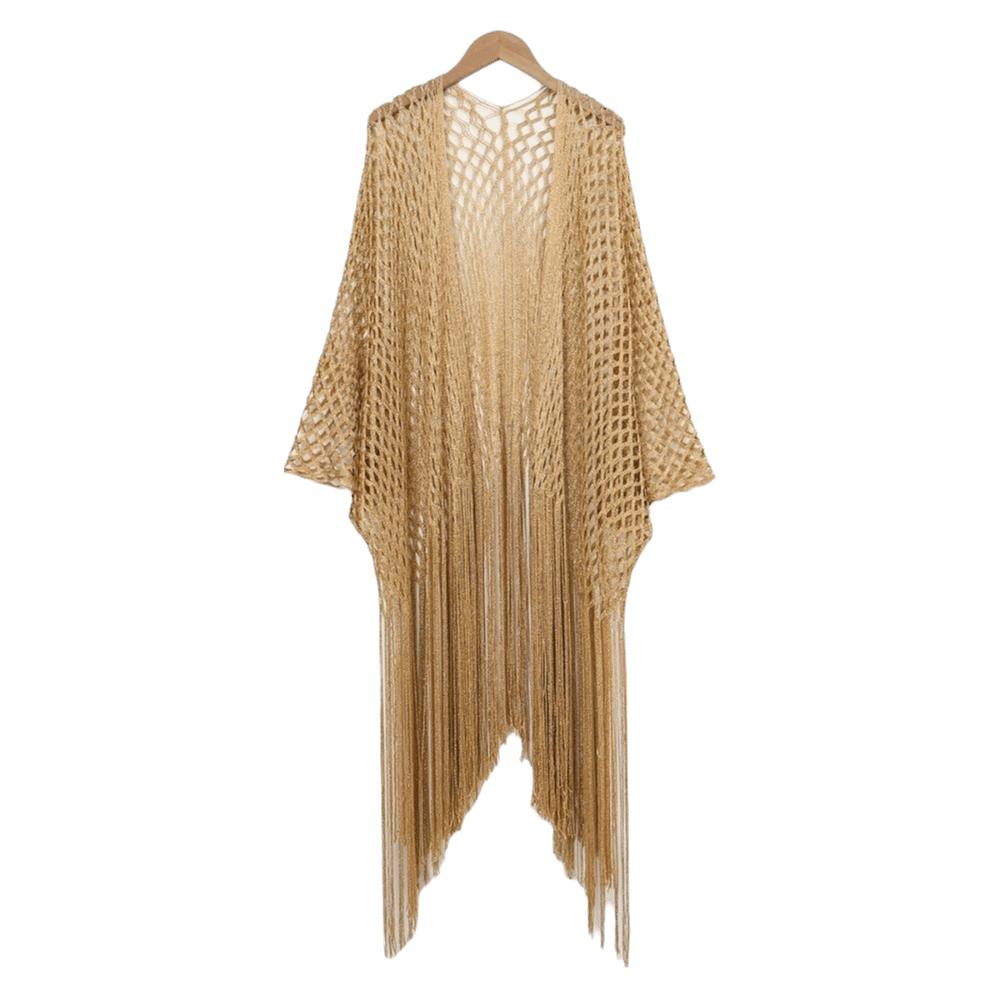 Hollow Summer Scarf V-Neck Cardigans Wedding Bridal Shawl Fashion Evening Prom Cape Cosplay золотий
Hollow Summer Scarf V-Neck Cardigans Wedding Bridal Shawl Fashion Evening Prom Cape Cosplay золотий