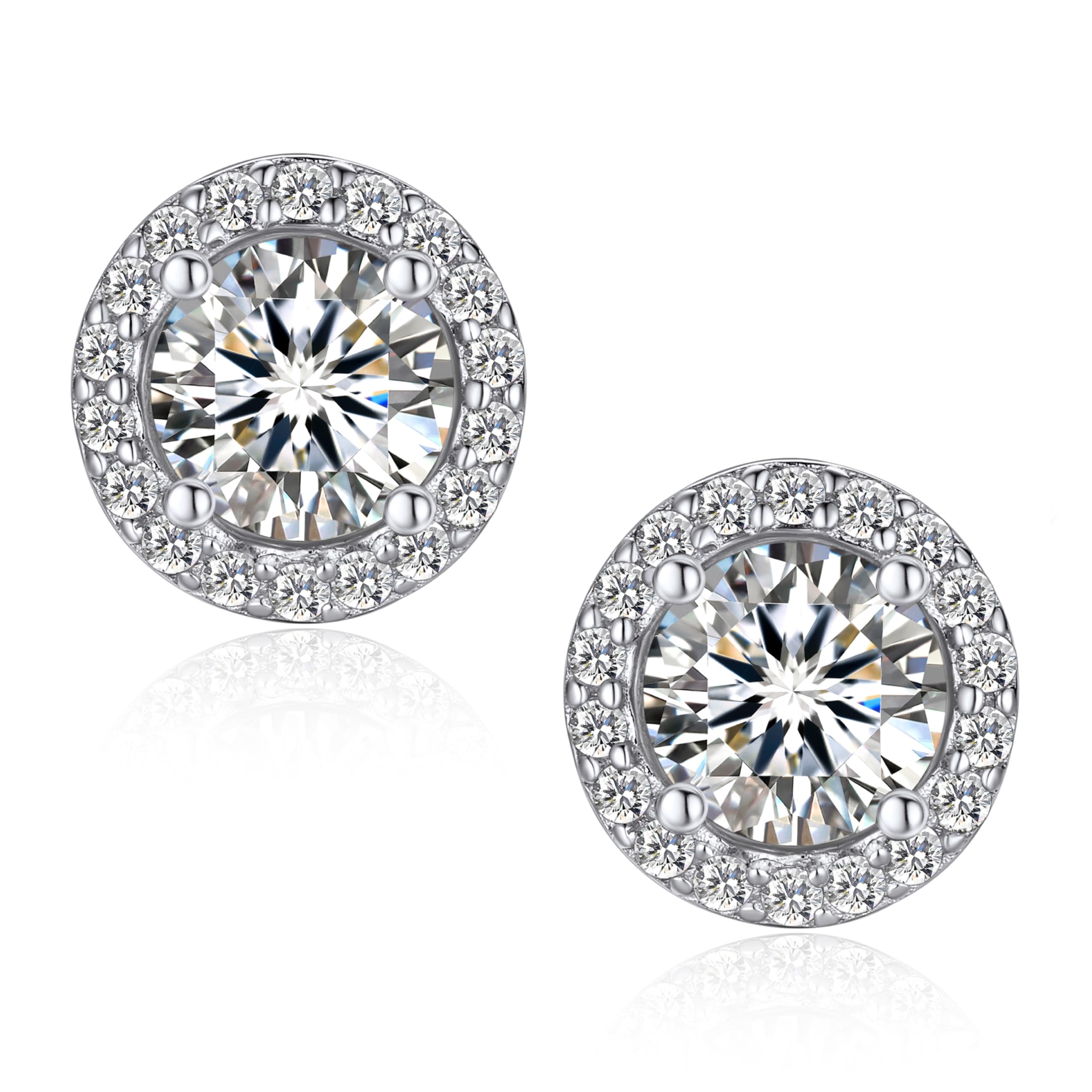 MomentWish Moissanite 2 Carat Halo Earrings for Metal Hypoallergenic Diamond Accessory Earrings for D Gift for Earrings, Women, Women, Color, VVS1,
MomentWish Moissanite 2 Carat Halo Earrings for Metal Hypoallergenic Diamond Accessory Earrings for D Gift for Earrings, Women, Women, Color, VVS1,