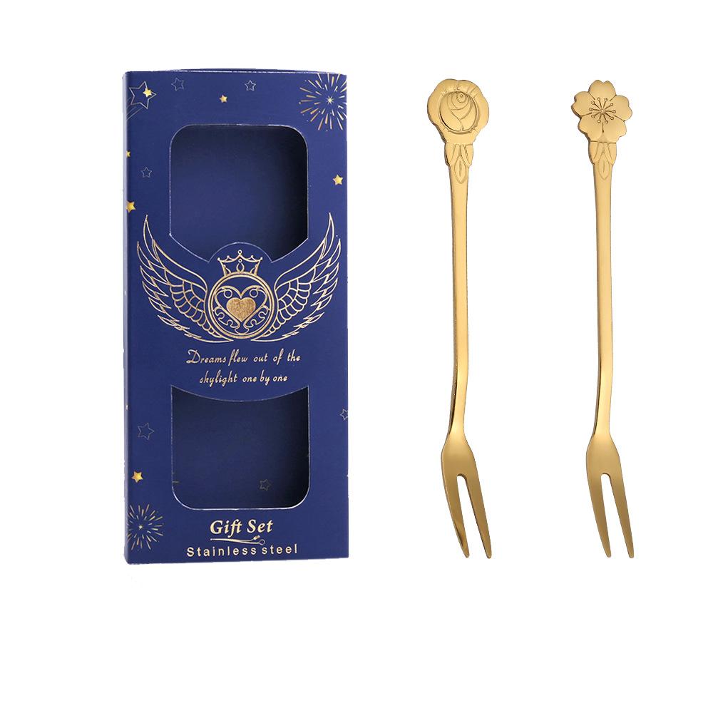 HANYANG Набор столовых приборов Маленькая ложка Подарочный набор Ложка с вишневым цветом Подарочный набор Ложка с листьями розы Подарочный набор с вилкой для фруктов
HANYANG Набор столовых приборов Маленькая ложка Подарочный набор Ложка с вишневым цветом Подарочный набор Ложка с листьями розы Подарочный набор с вилкой для фруктов