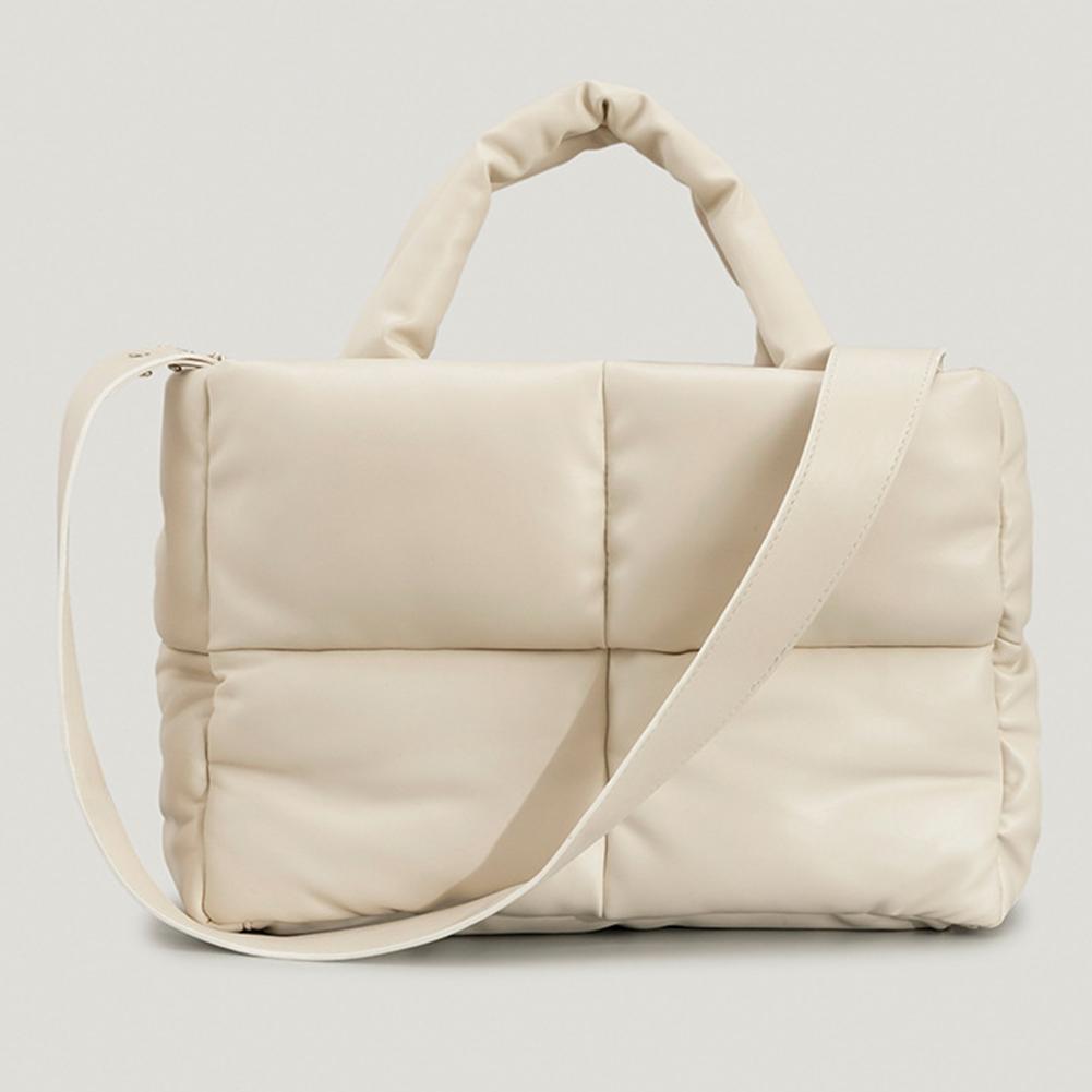 Жіноча стьобана сумочка великої місткості Сумка з верхньою ручкою Одноколірна легка шкіряна сумка через плече Жіноча щоденна сумка для подорожей 33x21x10cm білий
Жіноча стьобана сумочка великої місткості Сумка з верхньою ручкою Одноколірна легка шкіряна сумка через плече Жіноча щоденна сумка для подорожей 33x21x10cm білий