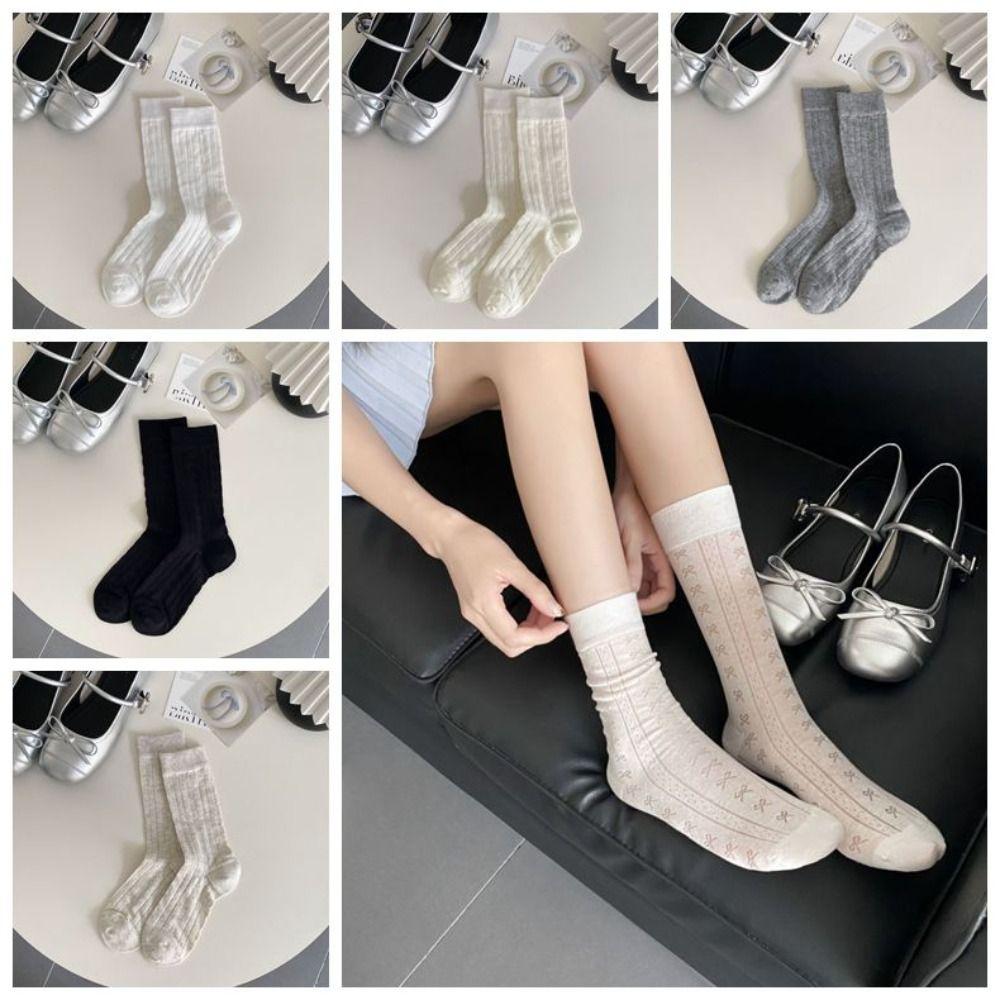 Stripe Tube Socks for Women Mesh Hollow Summer Balletcore Socks Sweet Bowknot Short Socks Girl белый
Stripe Tube Socks for Women Mesh Hollow Summer Balletcore Socks Sweet Bowknot Short Socks Girl белый