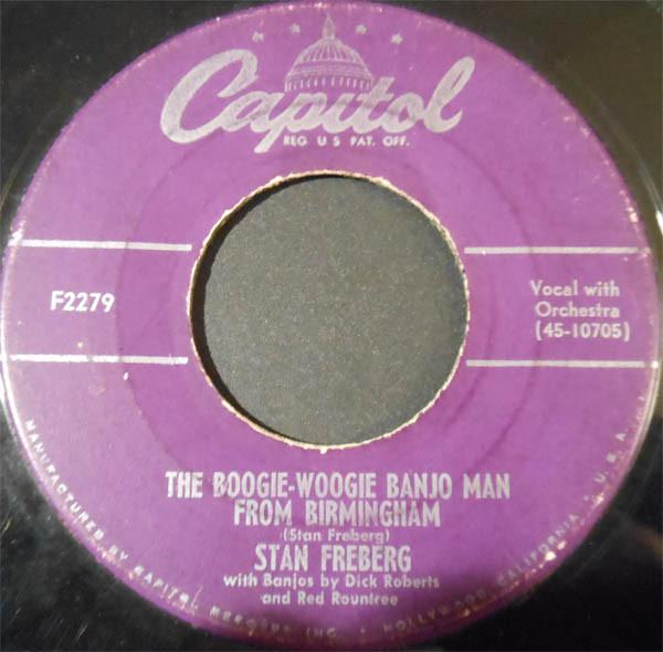 7inch Record STAN FREBERG - The Boogie-Woogie Banjo Man From Bi F2279 Capitol Records 1952 US Pop Used
7inch Record STAN FREBERG - The Boogie-Woogie Banjo Man From Bi F2279 Capitol Records 1952 US Pop Used
