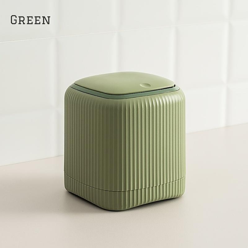 Luxury Mini Desktop Wastebasket with Press Type Recycle Bin Plastics Prevention Odor Trash Can Office Desktop Kitchen Trash Can зелений
Luxury Mini Desktop Wastebasket with Press Type Recycle Bin Plastics Prevention Odor Trash Can Office Desktop Kitchen Trash Can зелений
