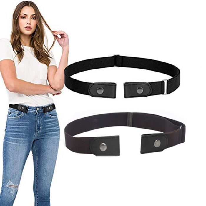 Ceinture élastique sans boucle pour femmes - MARQUE - Modèle - Café noir - Noir - Adulte - Femme
Ceinture élastique sans boucle pour femmes - MARQUE - Modèle - Café noir - Noir - Adulte - Femme