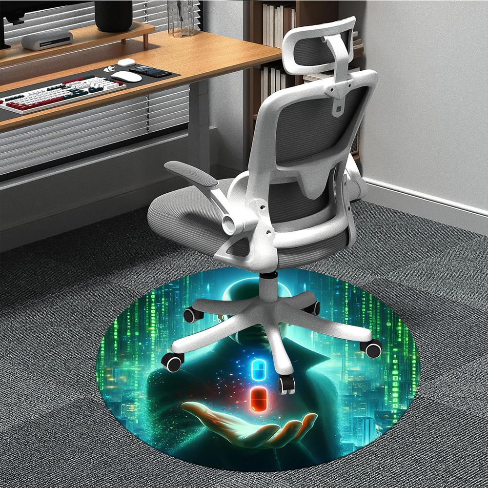 1pc Matrix Pill Chair Carpet for Office Non-Slip, Indoor Non-Slip Washable Carpet, Non-Shedding Mat For Office yy251030076 80cm by 80cm
1pc Matrix Pill Chair Carpet for Office Non-Slip, Indoor Non-Slip Washable Carpet, Non-Shedding Mat For Office yy251030076 80cm by 80cm