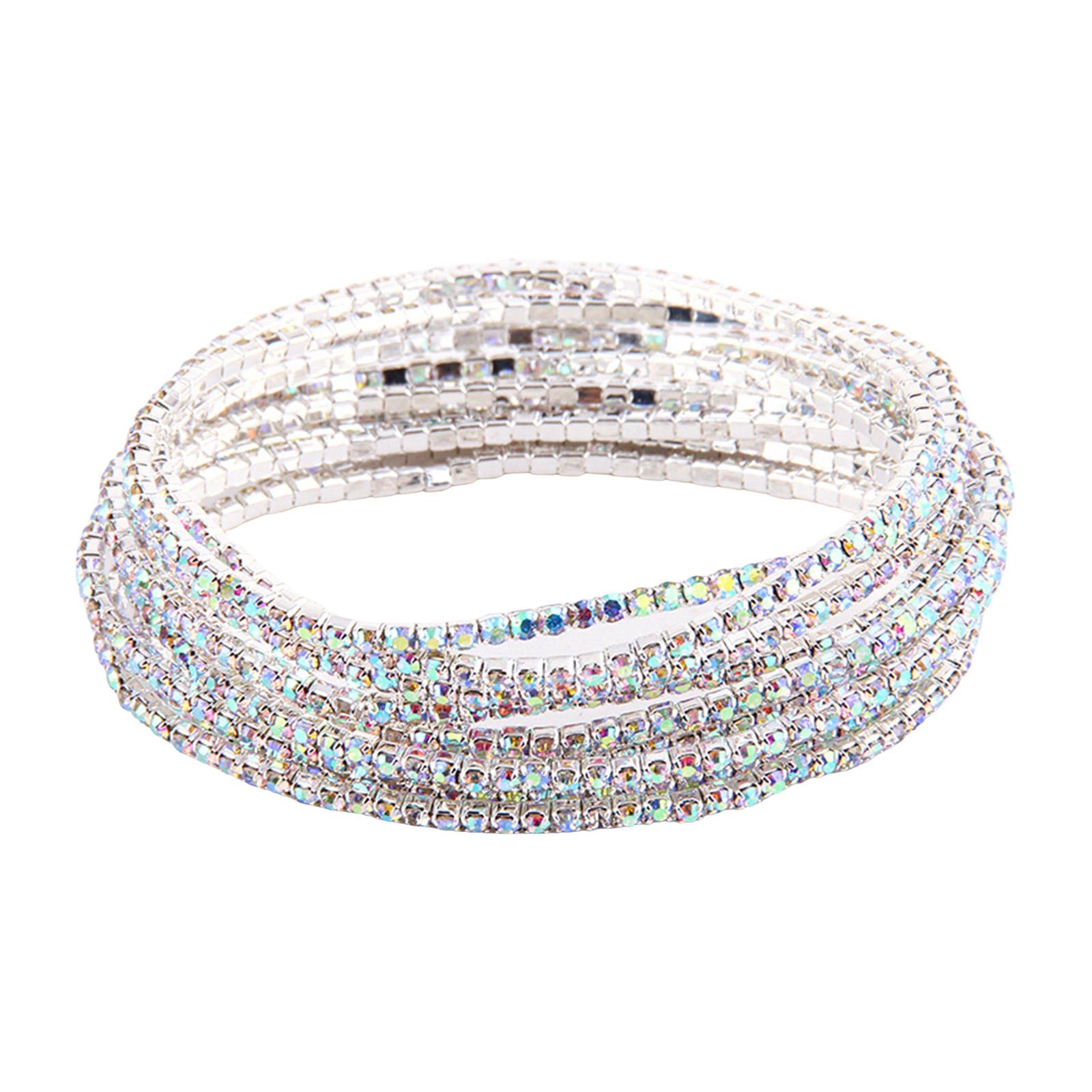 Роскошный многослойный браслет из камней, красочные хрустальные бусины, цепочки для запястья, эластичная удобная посадка, стразы, ручная цепочка светло-синий
Роскошный многослойный браслет из камней, красочные хрустальные бусины, цепочки для запястья, эластичная удобная посадка, стразы, ручная цепочка светло-синий