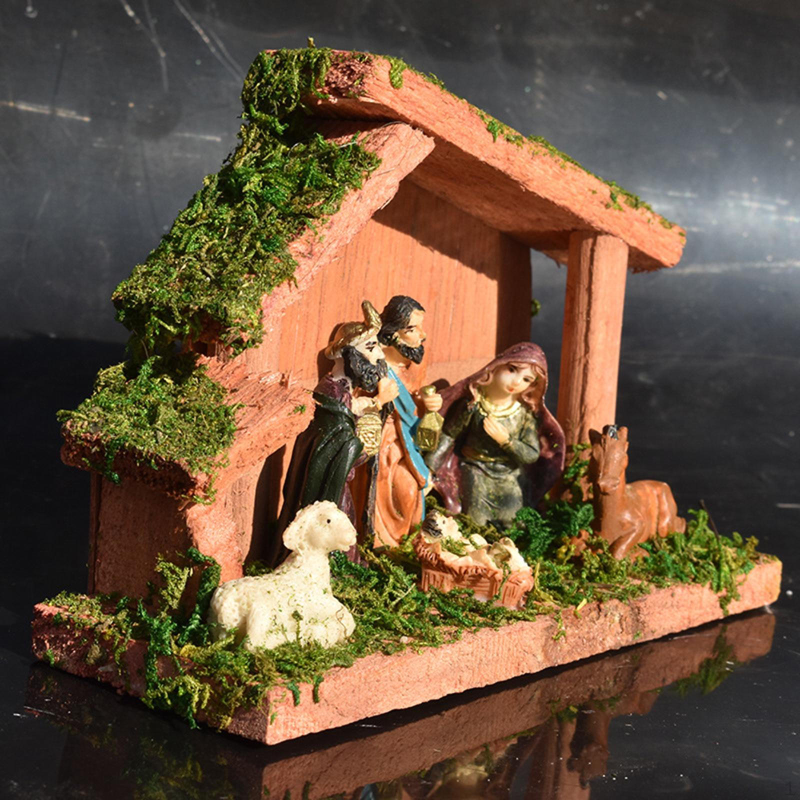 Nativity Sets Collection Holy Family Decorative Ornaments Figurine Resin Indoor Decoration Manger S
Nativity Sets Collection Holy Family Decorative Ornaments Figurine Resin Indoor Decoration Manger S