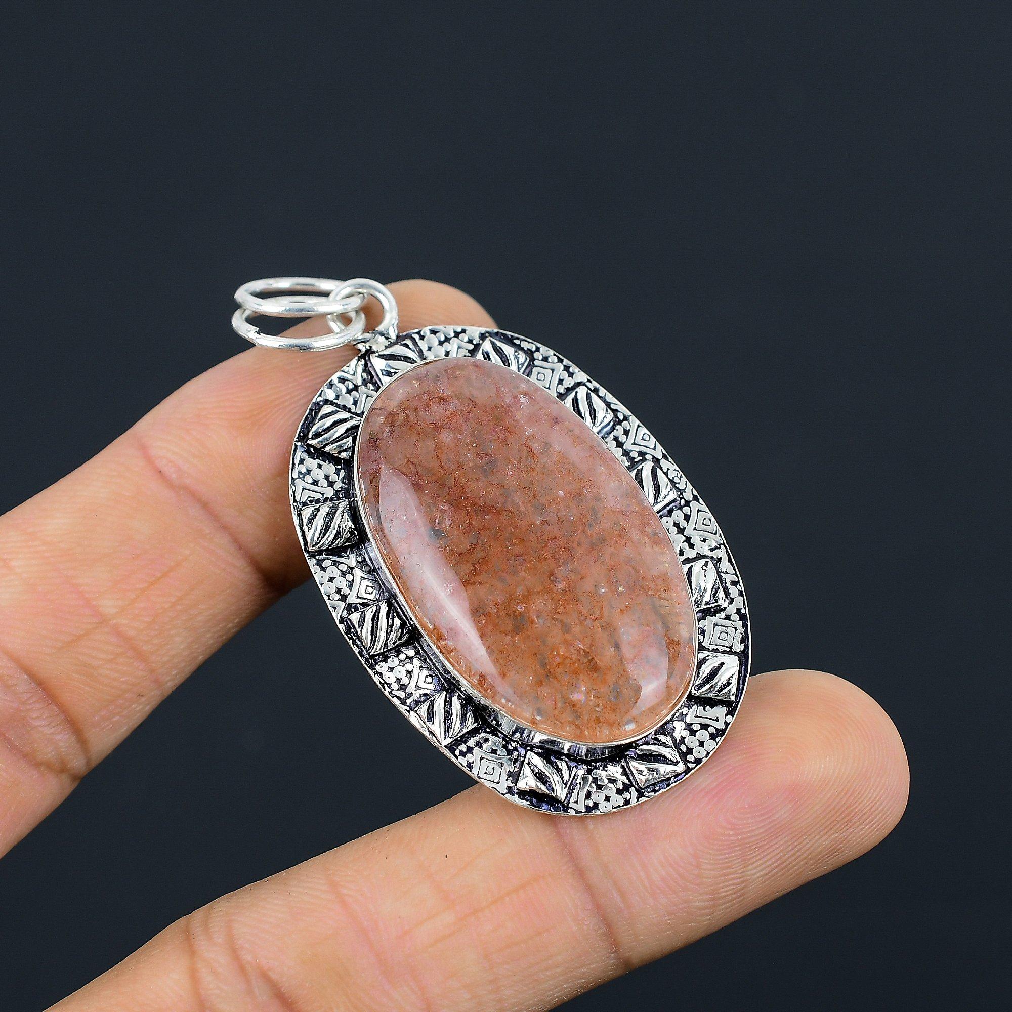 Sterling Silver Strawberry Quartz Gemstone Elegant Birthday New Pendant Jewelry
Sterling Silver Strawberry Quartz Gemstone Elegant Birthday New Pendant Jewelry
