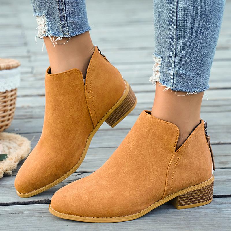 Women s Fashion Mid Heel Ankle Boots Autumn 2026 Back Zip PU Leather Short Boots Women Lightweight Non Slip Casual Botas Mujer 36 коричневый
Women s Fashion Mid Heel Ankle Boots Autumn 2026 Back Zip PU Leather Short Boots Women Lightweight Non Slip Casual Botas Mujer 36 коричневый