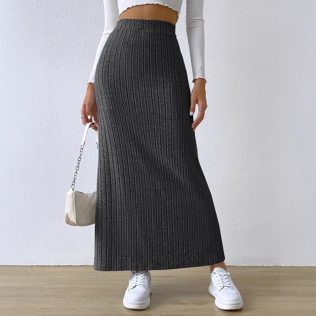 Spring New High Waist Knitted Half Skirt Looks Thin Side Split Long Skirt for Children L темно-сірий
Spring New High Waist Knitted Half Skirt Looks Thin Side Split Long Skirt for Children L темно-сірий