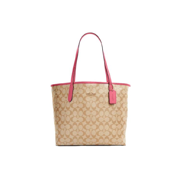 New COACH City PVC Tote Bag, Shopping Bag, Handbag, Shoulder Bag Large Women s Milk Tea Monogram & Cherry Blossom Pink Edge 5696-IMSQ1 33.0*16.0*29.0CM
New COACH City PVC Tote Bag, Shopping Bag, Handbag, Shoulder Bag Large Women s Milk Tea Monogram & Cherry Blossom Pink Edge 5696-IMSQ1 33.0*16.0*29.0CM