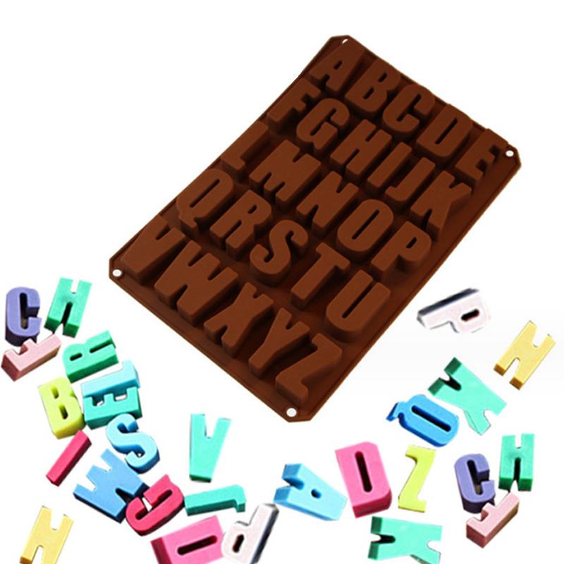 26-hole English Alphabet Silicone Mold Chocolate Biscuit Baking Mold Birthday Cake Alphabet Decoration Mold Food Grade Material
26-hole English Alphabet Silicone Mold Chocolate Biscuit Baking Mold Birthday Cake Alphabet Decoration Mold Food Grade Material