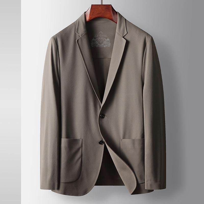 Весна и лето Легкий роскошный деловой пиджак для людей среднего возраста и молодежи в стиле «запад», однотонный, не требующий глажки, из микроэластичного материала 195
Весна и лето Легкий роскошный деловой пиджак для людей среднего возраста и молодежи в стиле «запад», однотонный, не требующий глажки, из микроэластичного материала 195