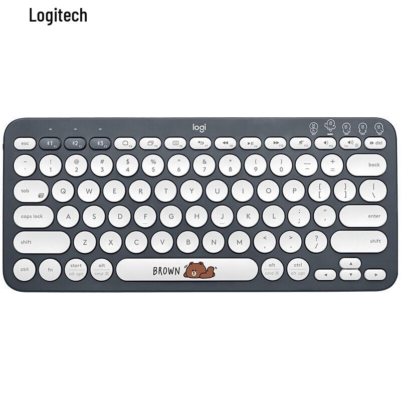 Logitech K380 Multi-Device Bluetooth Keyboard - LINE FRIENDS Brown Bear Edition
Logitech K380 Multi-Device Bluetooth Keyboard - LINE FRIENDS Brown Bear Edition