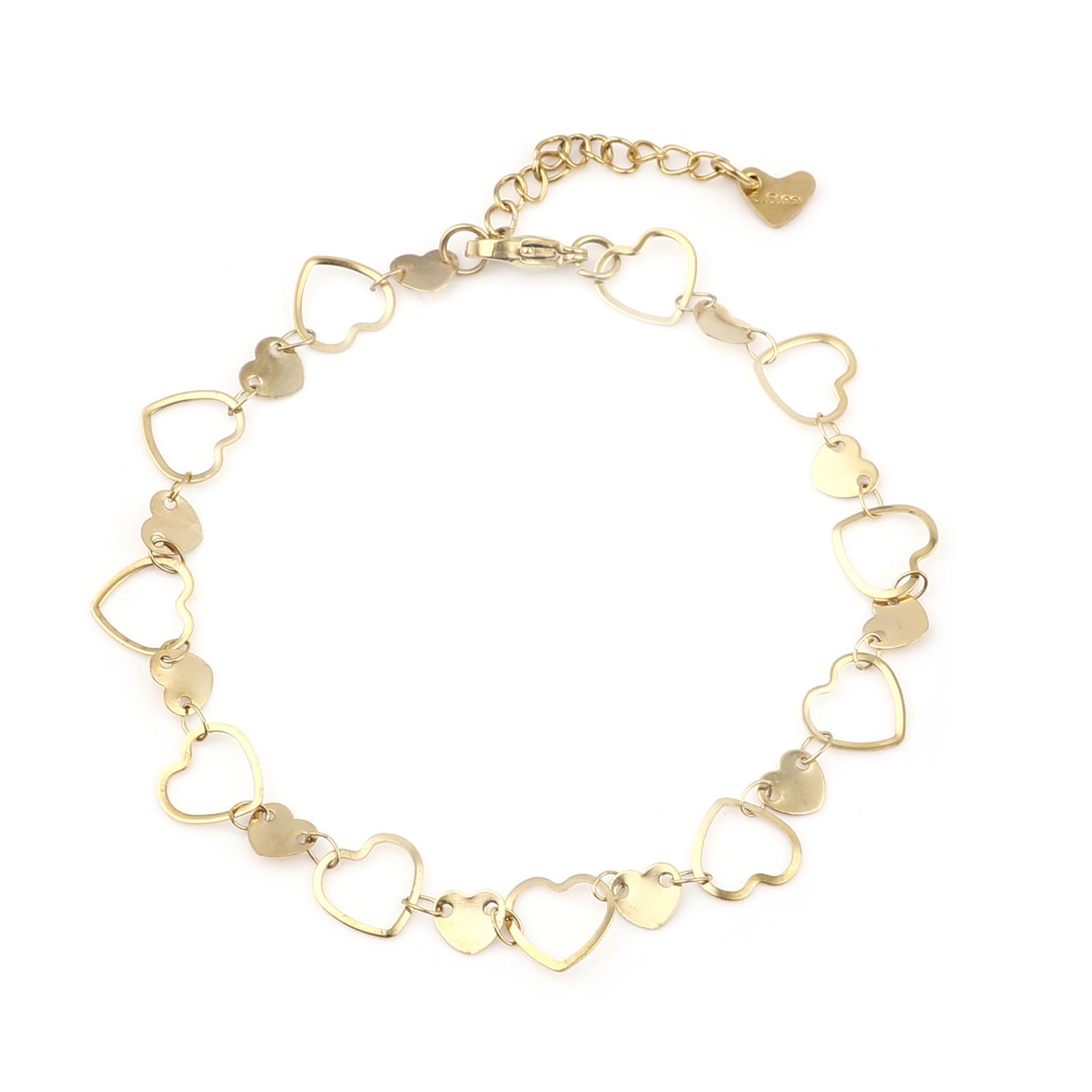 12 Styles 304 Stainless Steel Anklet Gold Color Chain Anklet Bracelet For Womenon the leg Beach Barefoot Foot-Chain Jewelry
12 Styles 304 Stainless Steel Anklet Gold Color Chain Anklet Bracelet For Womenon the leg Beach Barefoot Foot-Chain Jewelry