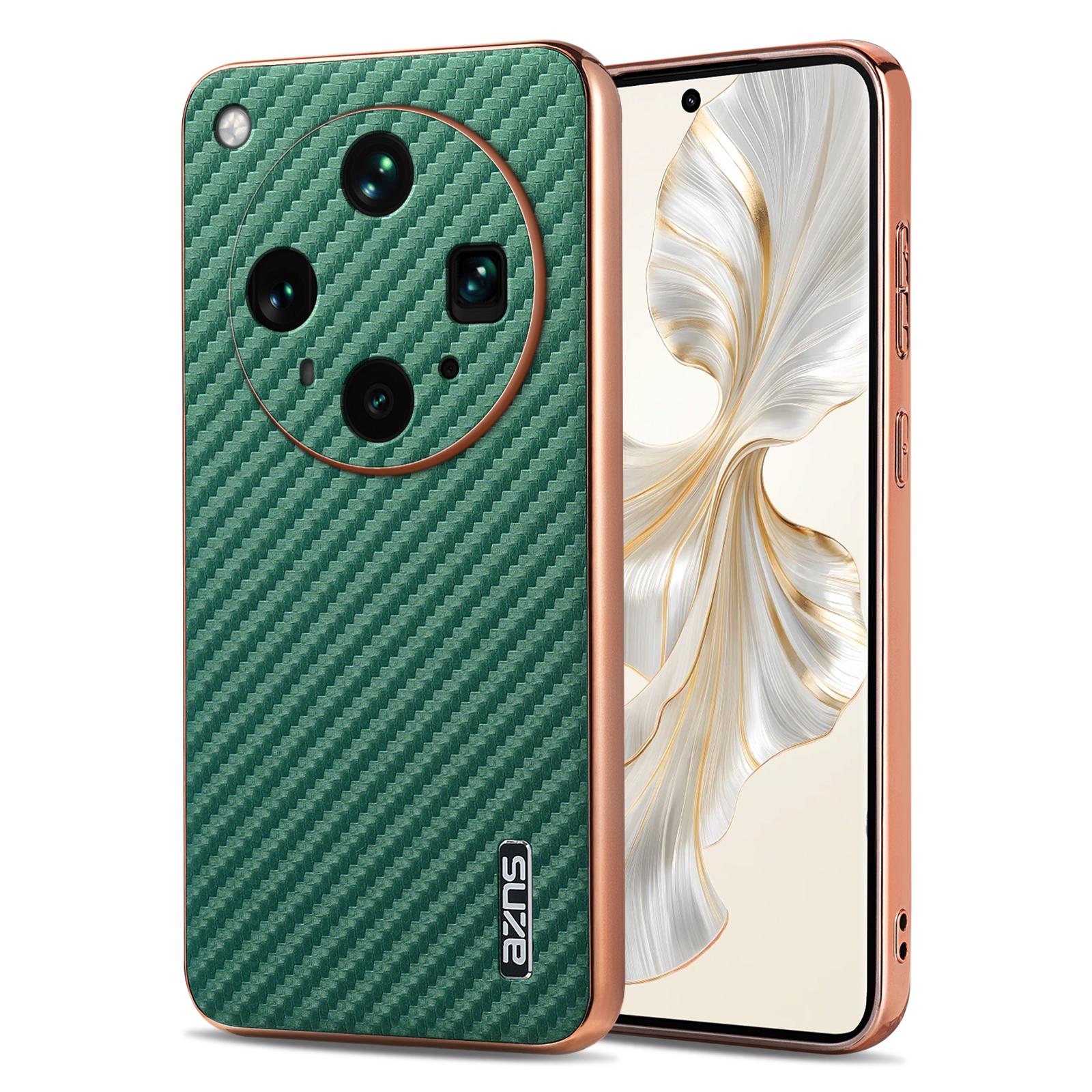 AZNS For Oppo Find X8 Ultra 5G Case Electroplating Carbon Fiber Texture PU+TPU Phone Cover Green
AZNS For Oppo Find X8 Ultra 5G Case Electroplating Carbon Fiber Texture PU+TPU Phone Cover Green