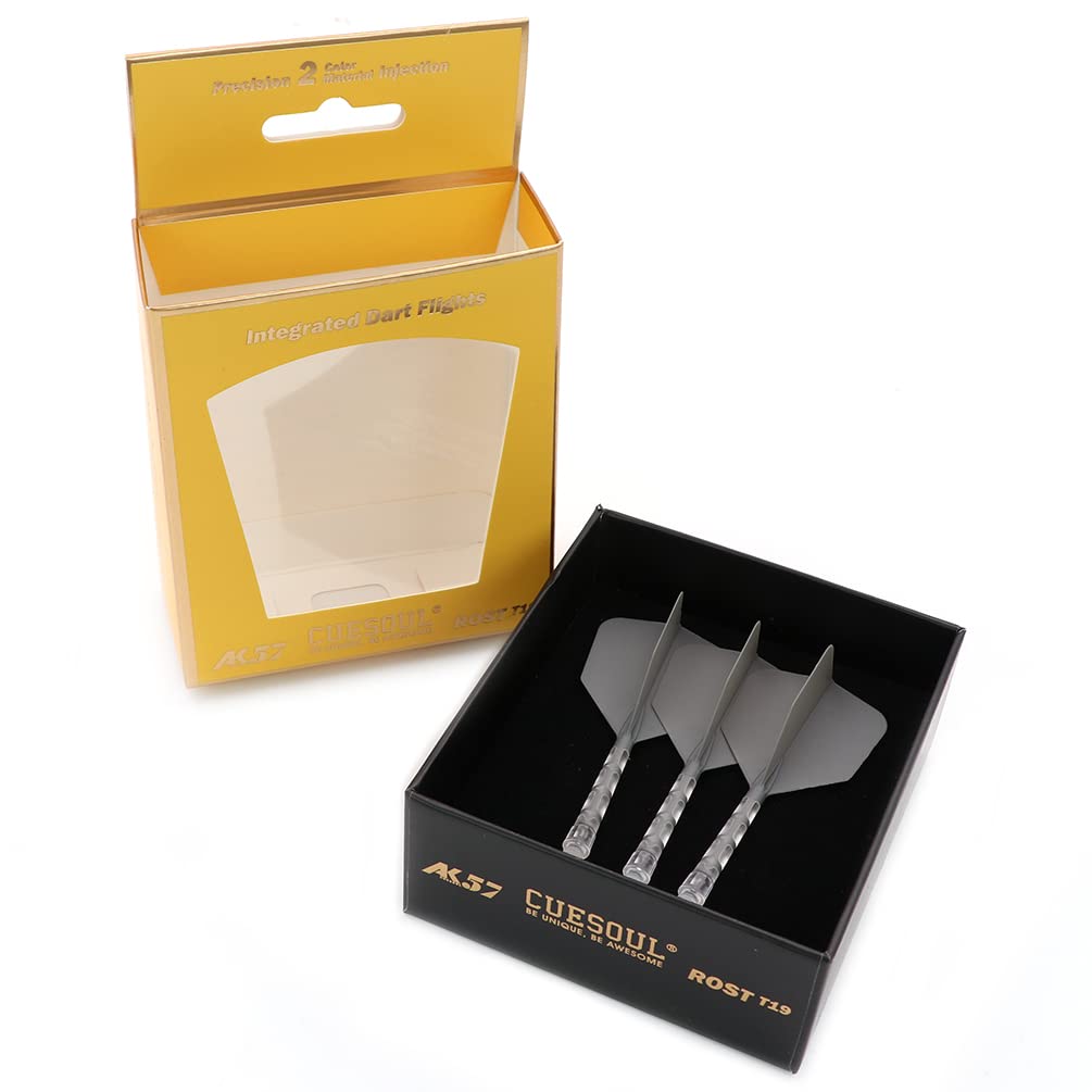 CUESOUL ROST T19 Shaft Integrated Flight Big Wing Gray Flight Clear L Set of 3 Shape, Two-Tone Color, + Shaft, Size, (CS-AK5711-8L)
CUESOUL ROST T19 Shaft Integrated Flight Big Wing Gray Flight Clear L Set of 3 Shape, Two-Tone Color, + Shaft, Size, (CS-AK5711-8L)